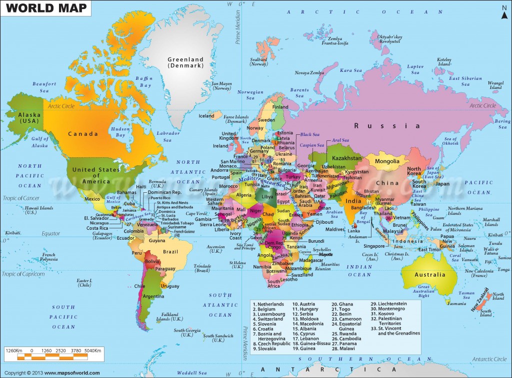 نقشه جهاني نواحي فرهنگي
